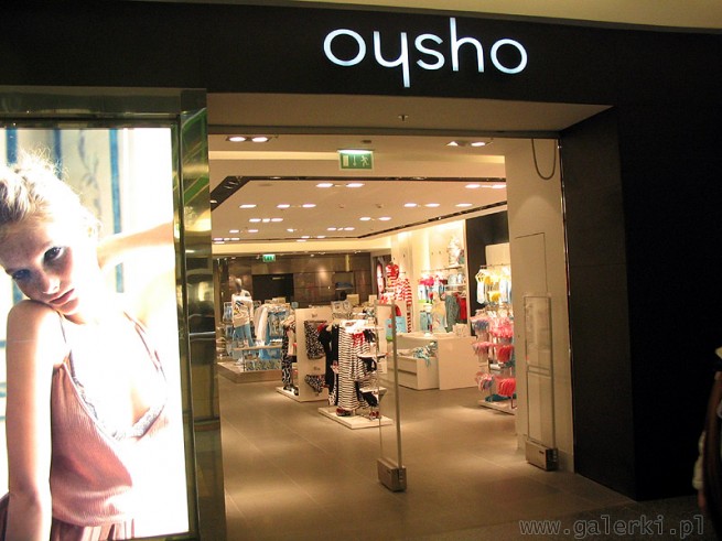 Salon odzieżowy Oysho należy do grupy Inditex - podobnie jak lubiana powszechnie ZARA